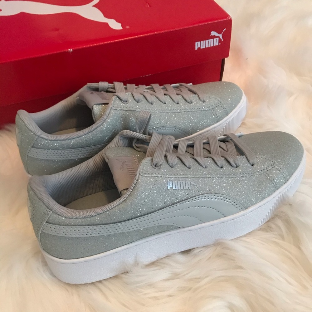 🔥NWT PUMA VIKKY PLATFORM GLITZ🔥 - Picture 2 of 7